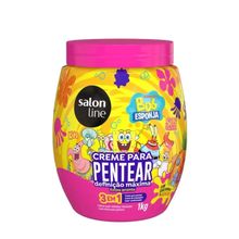 Creme de Pentear Bob Esponja Kids Definição Máxima Salon Line 1KG