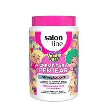 Creme de Pentear Vanilla Kids Definição Doce Salon Line 1KG