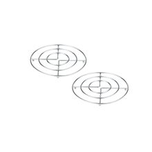 Descanso de Panela Suporte Redondo Metal Apoio Mesa 2un