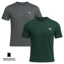 Kit 2 Camisetas Diadora Small Logo Masculina