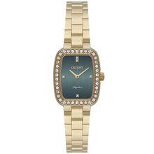 Relógio Orient Feminino Ref: Lgss0070 D1kx Retangular Dourado