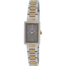 Relógio Oslo Feminino Ref: Oltsssvx0002 G1sk Slim Bicolor Retangular