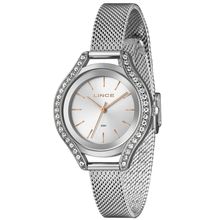 Relógio Lince Feminino Ref: Lrmm059l36 S1sx Casual Mesh Prateado