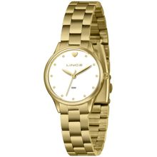 Relógio Lince Feminino Ref: Lrgh291l30 B1kx Coração Dourado