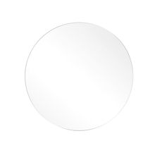 Espelho Base de Acrílico Redondo Multiuso 25CM Decorativo Com Adesivo Dupla Face