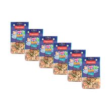 Kit 6X: Macarrão Bambini Princesas Tricolore Paganini 300g