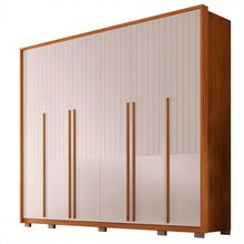 Guarda Roupa Casal 6 Portas 6 Gavetas Espartacus Marrom