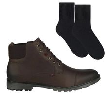 Kit Bota Ferracini Cross Masculina + Par de Meia