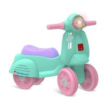 Baby Bike Equilíbrio Banderetta Verde e Rosa - Bandeirante