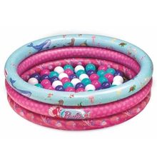Piscina de Bolinhas Inflável Barbie - Com 25 bolinhas - Fun