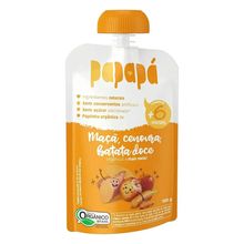 Papinha Orgânica Papapá Maçã Cenoura & Batata Doce 100g