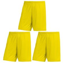 Kit 3 Calções PMC Futebol Infantil