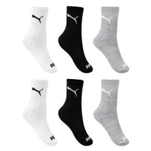 Kit 6 Pares de Meias Puma Esportiva Cano Médio Feminino