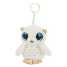 Chaveiro de Pelúcia Corujinha Branca 12cm