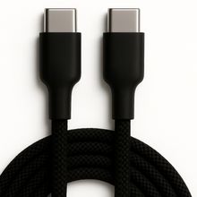 Cabo USB-C 60W Turbo Carregamento Rápido de 1 Metro Cabo de Dados Reforçado Compatível com dispositivos
