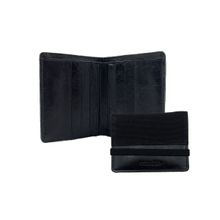 Carteira de Couro E Lona Masculina  Convicto