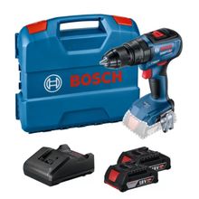 Parafusadeira Furadeira De Impacto Gsb 18v-50 A Bateria 18v Li-Ion Brushless Com Carregador 2 Baterias E Maleta - Bosch