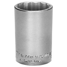 Soquete Estriado Longo18 Mm Encaixe 1/2 Tramontina Pro