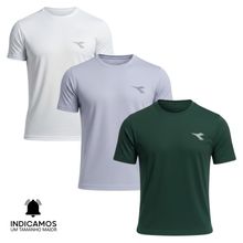 Kit 3 Camisetas Diadora Small Logo Masculina