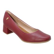 Scarpin Usaflex Salto Bloco Feminino