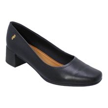 Scarpin Usaflex Salto Bloco Feminino