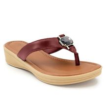 Tamanco Plataforma Usaflex Enfeite Feminino