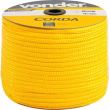 Corda Multifilamento 12mm 140m Amarela Carretel Vonder