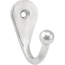 Cabide simples grande metálico niquelado - Nove54