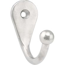 Cabide simples grande metálico niquelado Vonder