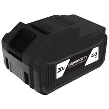 Bateria 20V 4000Ah MBI-20 Linha Intercamb Menegotti