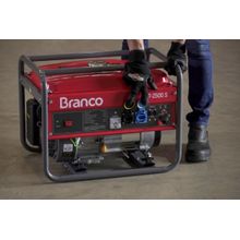 Gerador Gasolina 2,2Kva Chave Seletora B4T-2500 S Branco