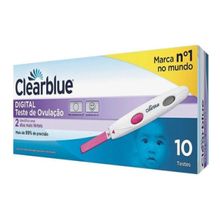 Clearblue Teste De Ovulação Digital 10 Tiras Imediato