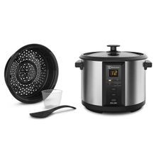 Panela Elétrica Multiuso Electrolux Chef ECC20 Digital 1,8 L - Preta/Inox