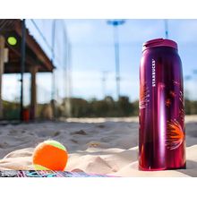 Garrafa Térmica De Aço Inoxidável Starbucks Purple Autumn 591 Ml