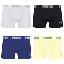 Kit 4 Cuecas Puma Boxer Sem Costura Masculina