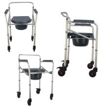 Cadeira de Banho de Aluminio SC100 Suporta Até 100KG Desmontável Hidrolight