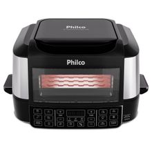 Fritadeira Elétrica Air Fryer Philco Oven PAF12A 12L Grill Preta