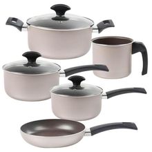 Conjunto de Panelas 5 Peças C L Essence Champanhe - Brinox