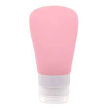 Frasco Para Viagem de Silicone 60 ml Rosa - Quanhe