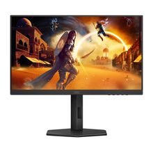 Monitor Gamer AOC 23,8" 24G4/P 180Hz com tela Widescreen IPS, Full HD, tempo de resposta de 0,5ms - Preto