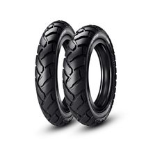 PAR DE PNEUS ARO 19 IRA BUNKER 90/90-19+110/90-17 BROS CROSSER