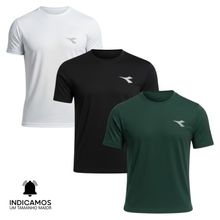 Kit 3 Camisetas Diadora Small Logo Masculina