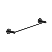 Porta Toalha Toalheiro Para Banheiro Preto Fosco Atenas 45cm