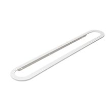 Porta Toalha Toalheiro Para Banheiro Branco Agata 65cm