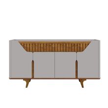 Aparador Buffet Danúbio Off-white Com Naturalle - Bechara