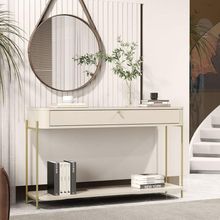 Buffet Aparador Tucupi Off White Pe Dourado - Moveis Jb