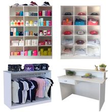 Kit Expositor Colméias 15 Nichos Balcão Arara e