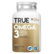 Ômega 3 com Vitamina E 1000mg True Source 180 Cápsulas