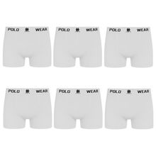 Kit 6 Cuecas Boxer Polo Wear Masculina