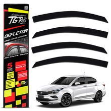 Calha Defletor De Chuva Cronos 2018 a 2026 Fumê Acrilico